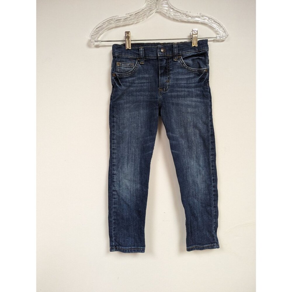 Wrangler Boys Jeans 5 Regular Adjustable Waist Blue Pants #2